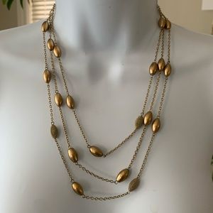 Gold Beaded Necklace